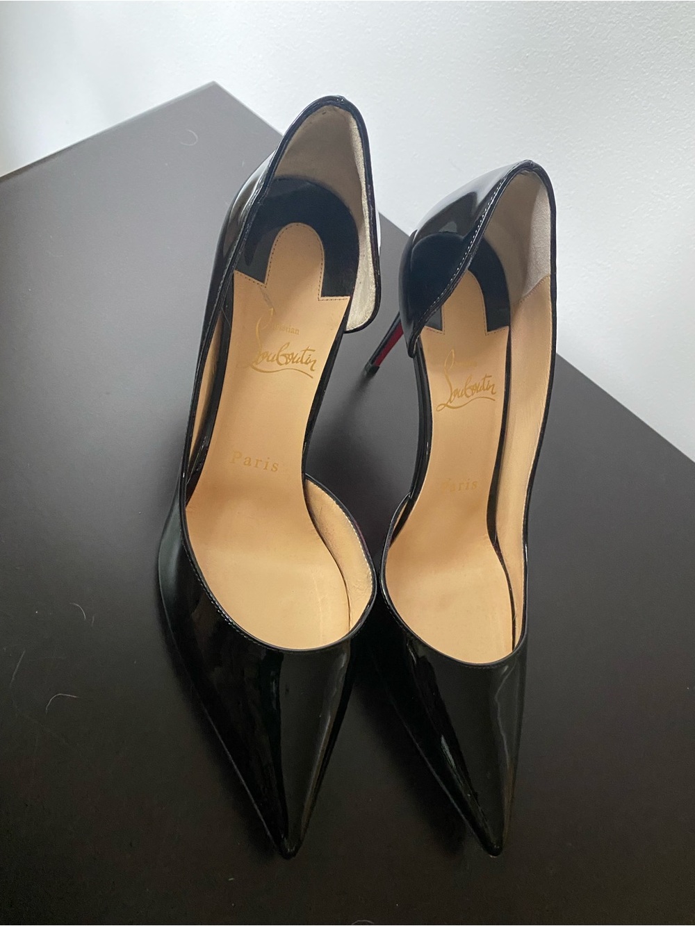 Christian Louboutin Black Patent Iriza